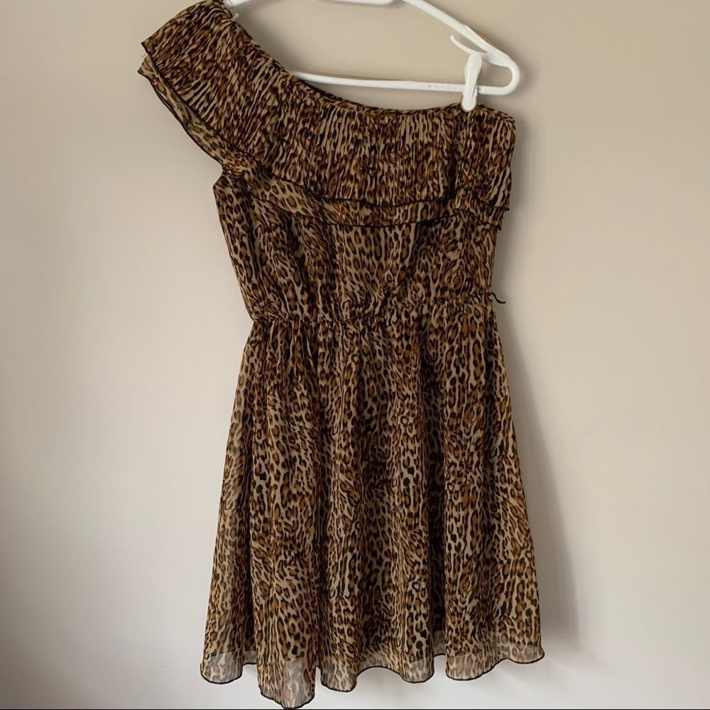 Sam & Mac Cheetah Print Dress Size Small